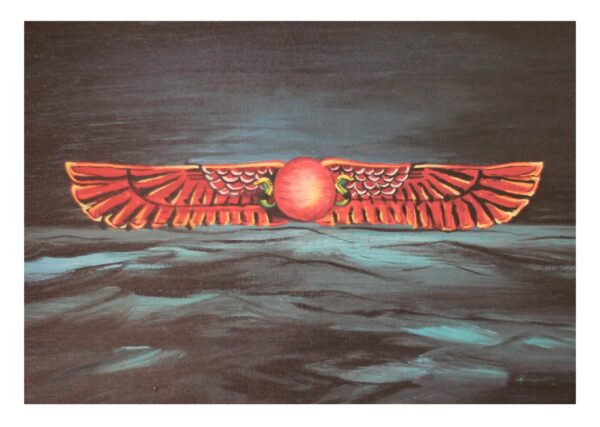 Winged Sun Disk<br>Print - Image 2